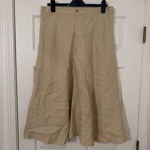 Ralph Lauren vintage linen midi skirt